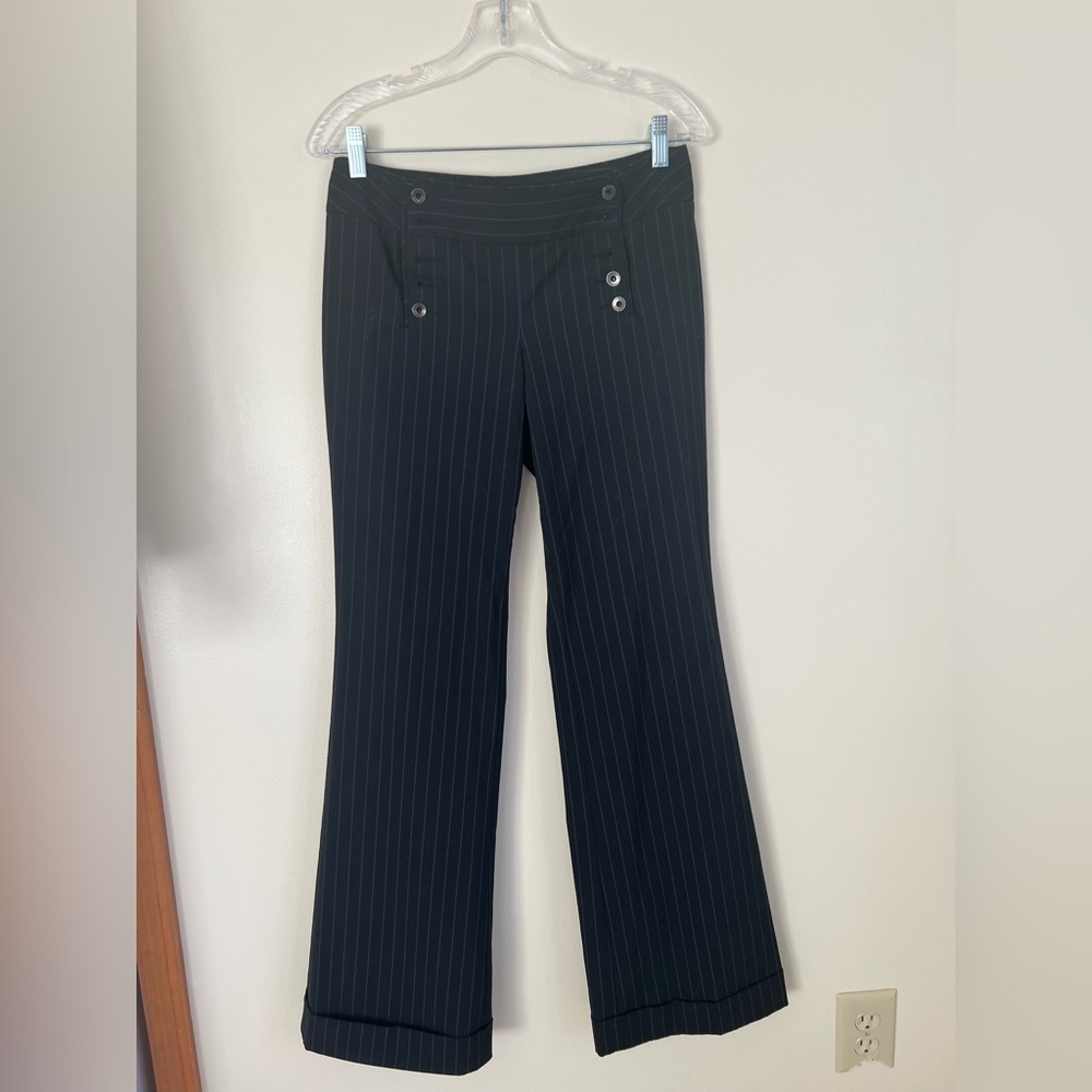 Vintage low rise pinstripe pants
